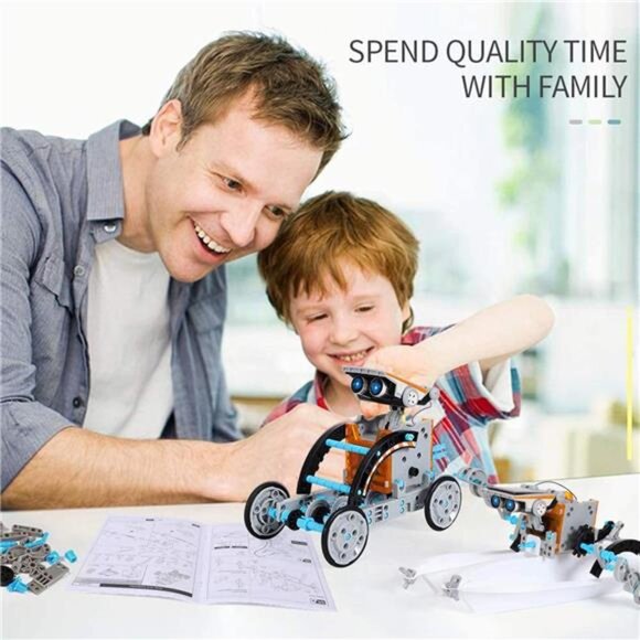 Solar Power Kits Toys for Boys Ages 8-13, STEM Robot Kit Toys Gifts for Kids - Picture 2 of 7